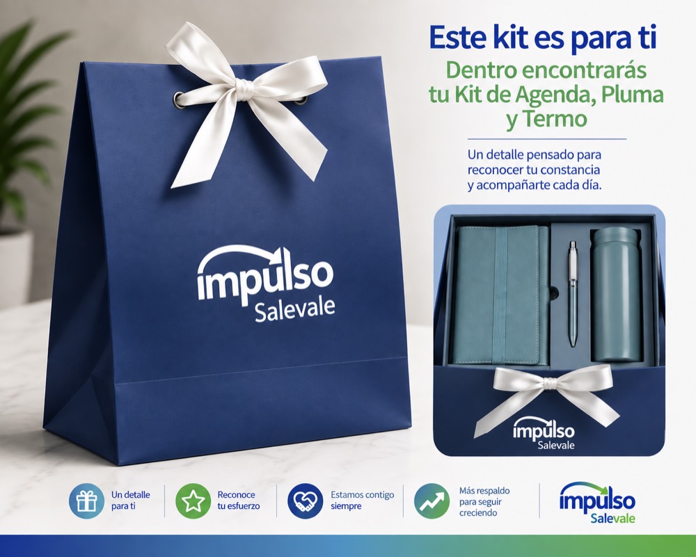 Kit Oro: agenda, pluma y termo